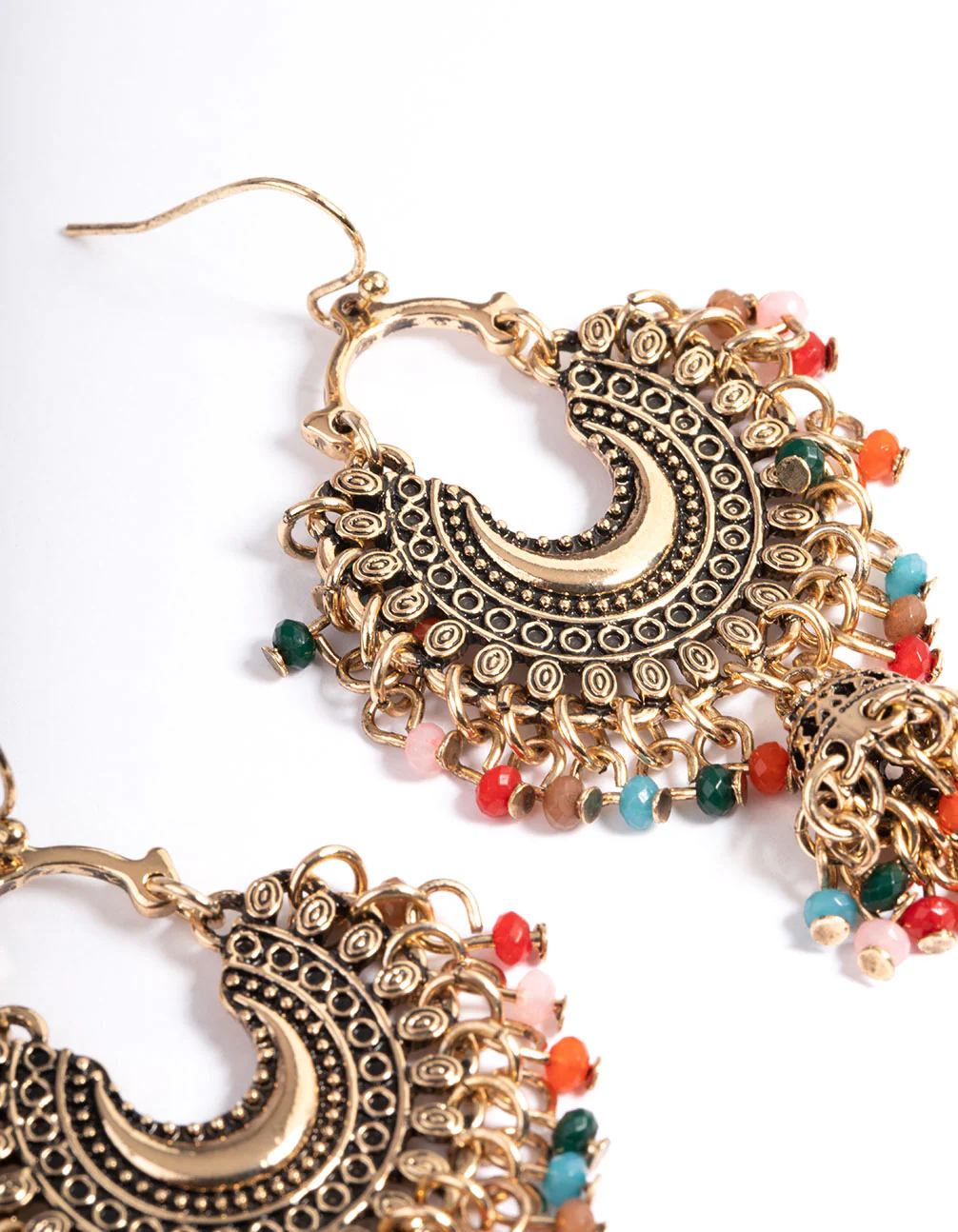 1848-antique-gold-multi-bead-drop-jhumka-earrings-3.webp Antique Gold Multi Bead Drop Jhumka Earrings