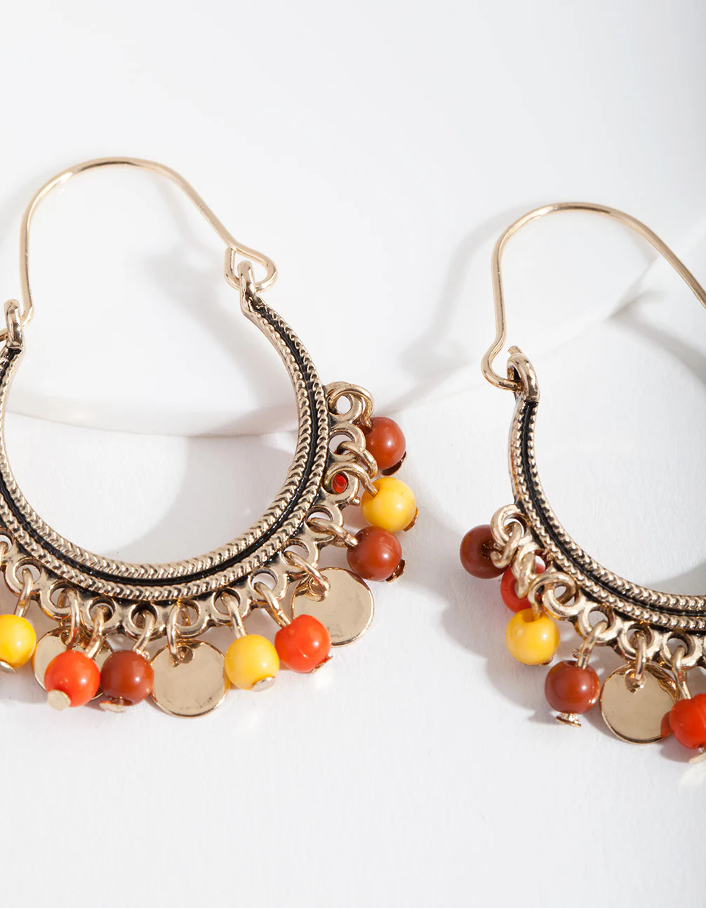 1852-antique-gold-neutral-bead-earrings-2.webp Antique Gold Neutral Bead Earrings
