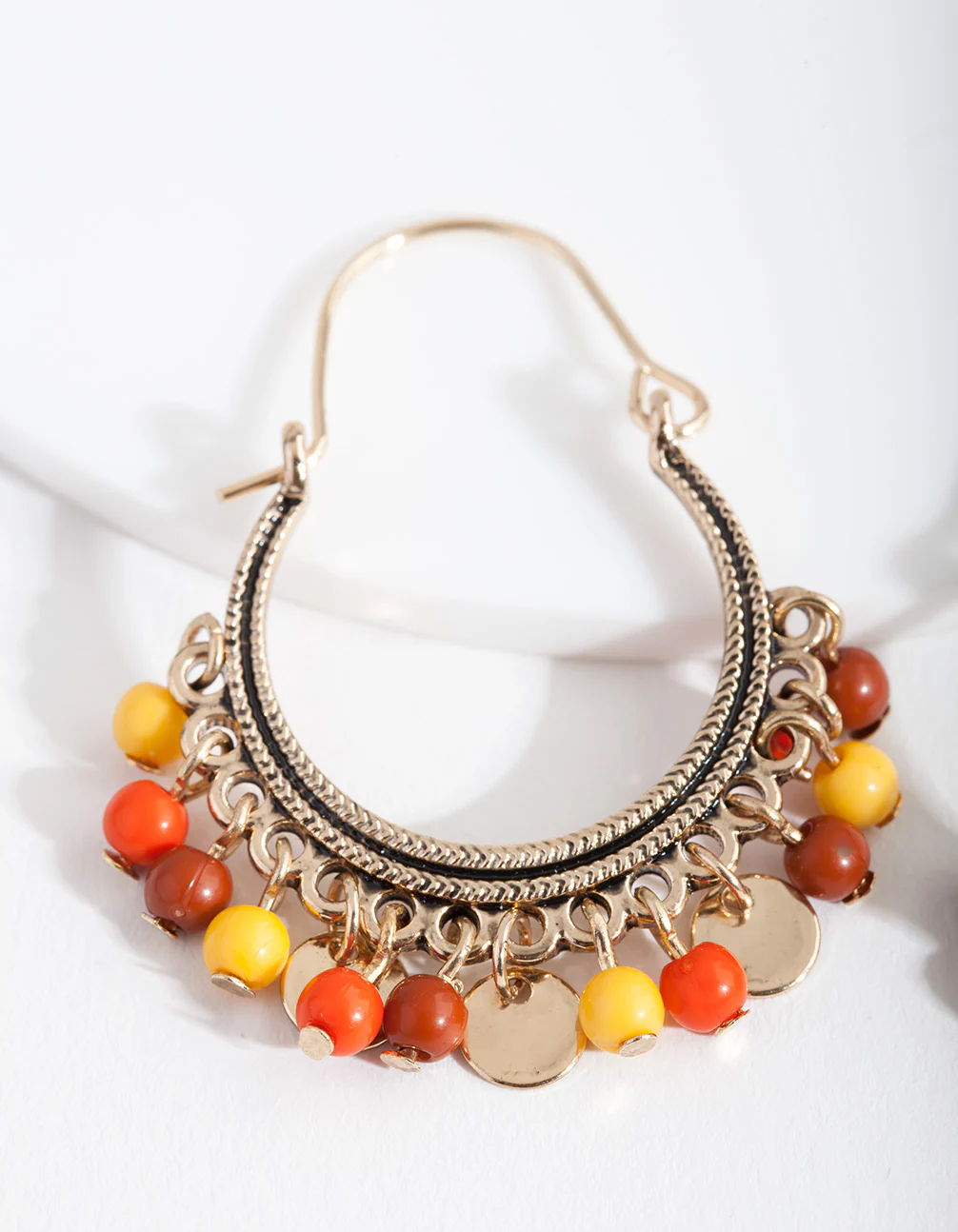 1852-antique-gold-neutral-bead-earrings-3.webp Antique Gold Neutral Bead Earrings