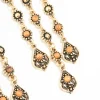 1853-antique-gold-orange-circle-drop-earrings-5.webp Antique Gold Orange Circle Drop Earrings