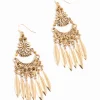 1860-antique-gold-patterned-large-drop-earrings-1.webp Antique Gold Patterned Large Drop Earrings
