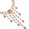1867-antique-gold-red-drops-necklace-1.webp Antique Gold Red Drops Necklace