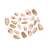 187-gold-pink-diamante-cross-nail-press-on-nail-set-2.webp Gold & Pink Diamante Cross Nail Press On Nail Set