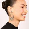Antique Gold Statement Drop Earrings