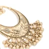 Antique Gold Statement Drop Earrings