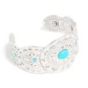 1913-antique-silver-blue-circle-molten-wrist-cuff-1.webp Antique Silver Blue Circle Molten Wrist Cuff