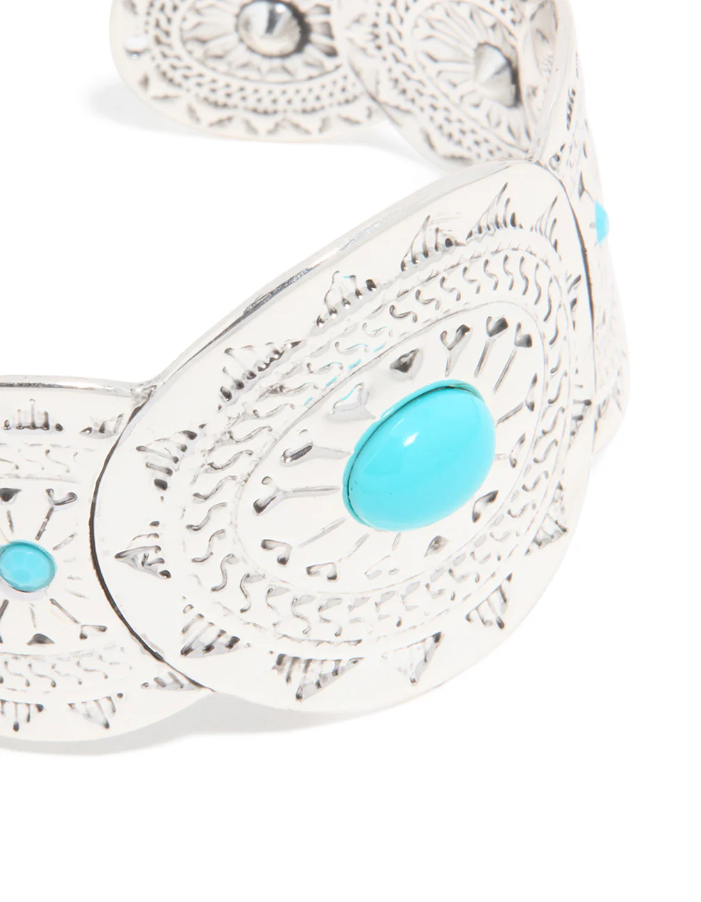1913-antique-silver-blue-circle-molten-wrist-cuff-2.webp Antique Silver Blue Circle Molten Wrist Cuff