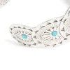 1913-antique-silver-blue-circle-molten-wrist-cuff-3.webp Antique Silver Blue Circle Molten Wrist Cuff