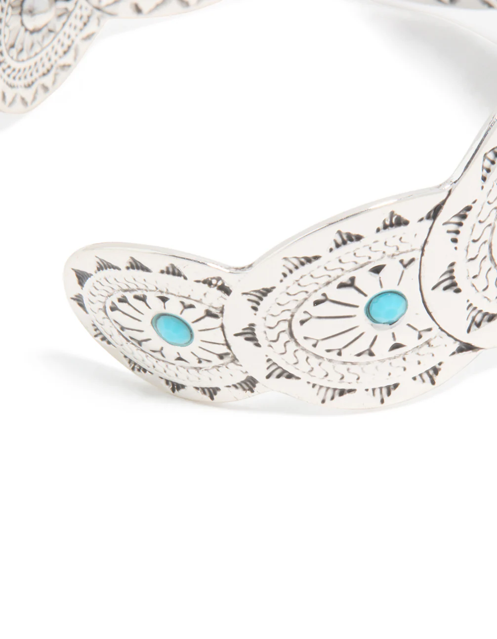 1913-antique-silver-blue-circle-molten-wrist-cuff-3.webp Antique Silver Blue Circle Molten Wrist Cuff