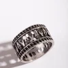 Antique Silver Boho Band Ring