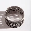 Antique Silver Boho Band Ring