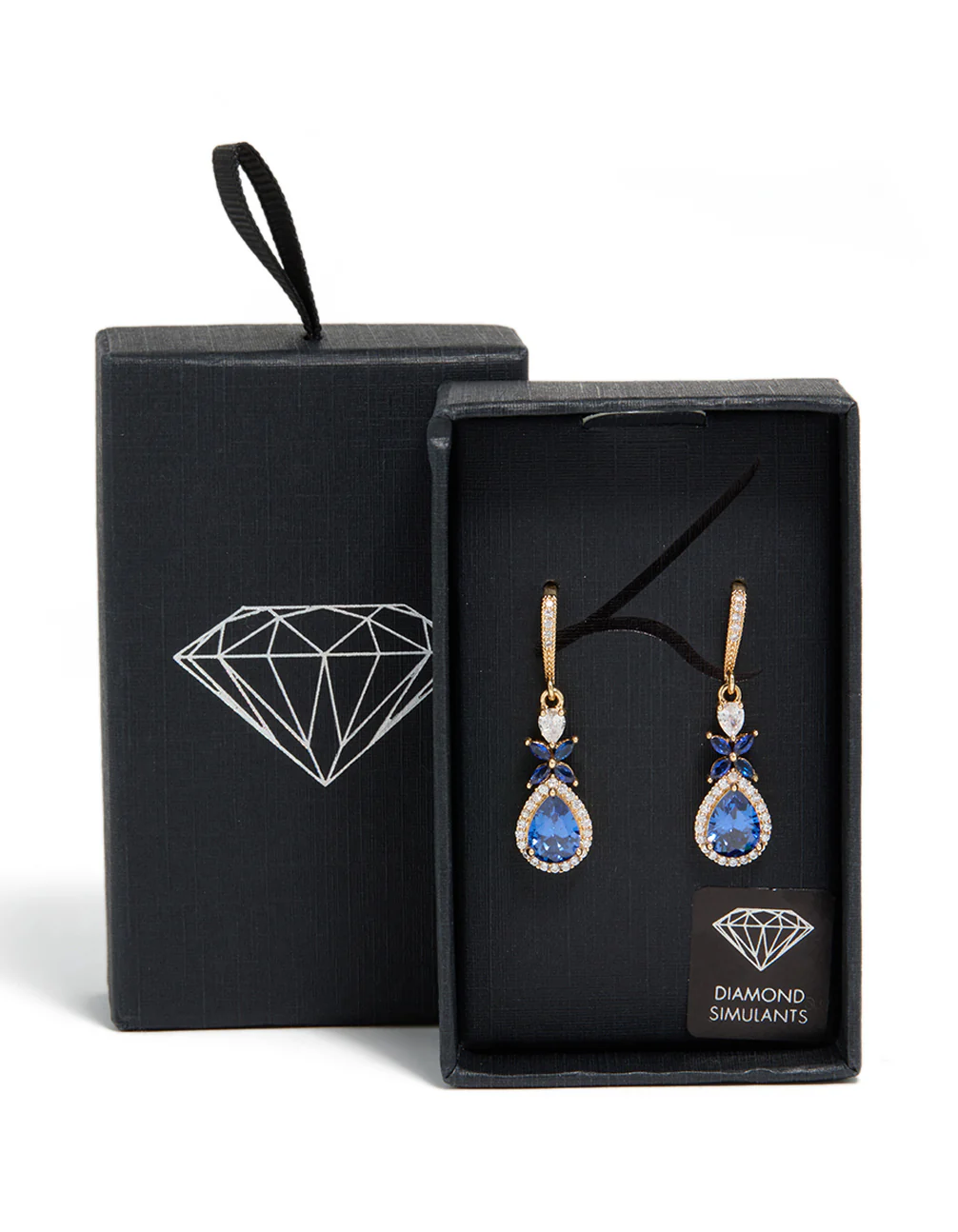 192-gold-blue-cubic-zirconia-flower-drop-earrings-5.webp Gold Blue Cubic Zirconia Flower Drop Earrings