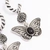 1925-antique-silver-butterfly-rope-drop-earrings-3.webp Antique Silver Butterfly Rope Drop Earrings