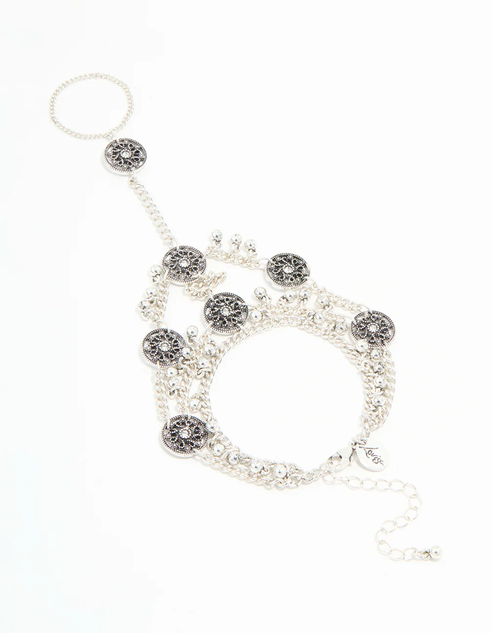 1927-antique-silver-coin-hand-chain-1.webp Antique Silver Coin Hand Chain