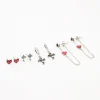 1928-antique-silver-cross-heart-earrings-4-pack-1.webp Antique Silver Cross & Heart Earrings 4-Pack