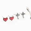 1928-antique-silver-cross-heart-earrings-4-pack-2.webp Antique Silver Cross & Heart Earrings 4-Pack