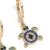 194-gold-blue-diamante-turtle-huggie-earrings-5.webp Gold Blue Diamante Turtle Huggie Earrings