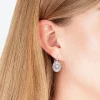 1944-antique-silver-floral-disc-drop-earrings-2.webp Antique Silver Floral Disc Drop Earrings