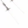 1945-antique-silver-floral-sword-drop-earrings-3.webp Antique Silver Floral Sword Drop Earrings