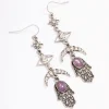 1951-antique-silver-hasma-moon-drop-earrings-1.webp Antique Silver Hasma & Moon Drop Earrings