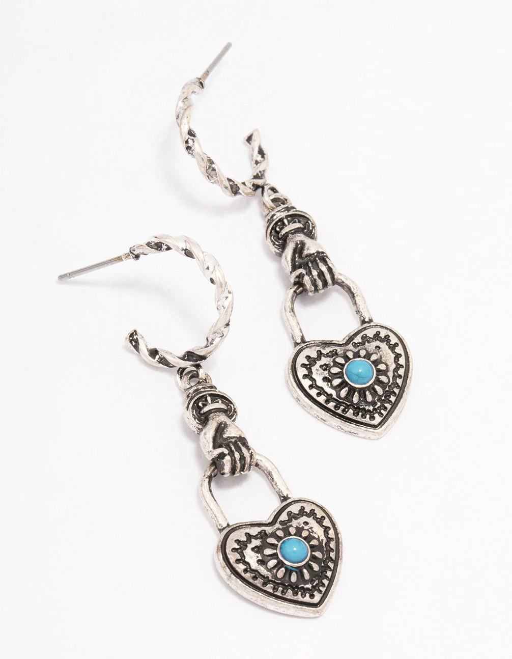 1953-antique-silver-heart-drop-earrings-1.webp Antique Silver Heart Drop Earrings