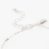 Antique Silver Leaf & Station Anklets 4-Pack
