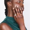 Antique Silver Oval Moonstone Ring