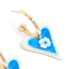 197-gold-blue-heart-with-a-flower-inside-huggie-earrings-5.webp Gold Blue Heart With A Flower Inside Huggie Earrings