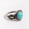 Antique Silver Semi-Precious Stone Ring