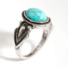 Antique Silver Semi-Precious Stone Ring