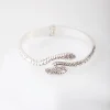 Antique Silver Snake Bangle