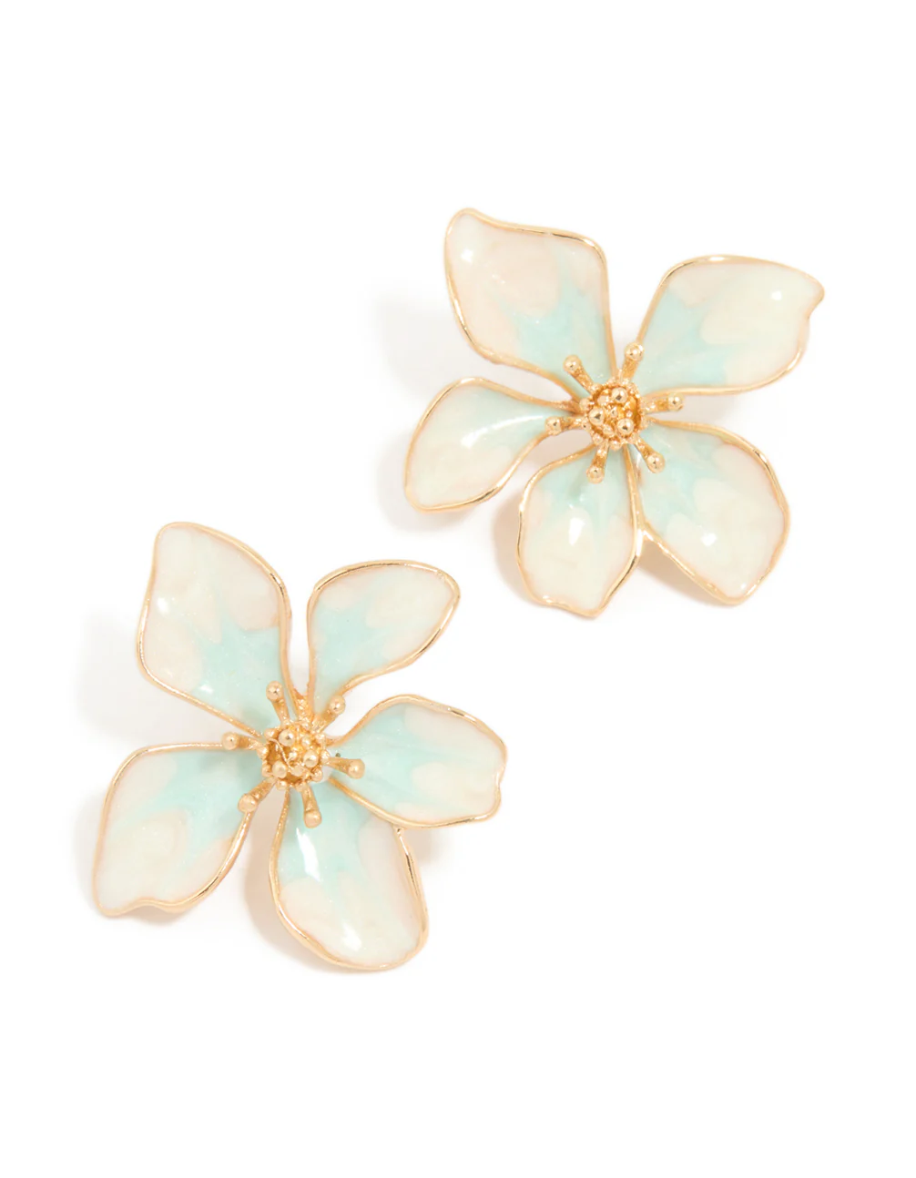 198-gold-blue-painted-flower-stud-earrings-1.webp Gold Blue Painted Flower Stud Earrings
