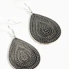 1988-antique-silver-teardrop-earrings-1.webp Antique Silver Teardrop Earrings