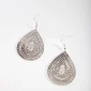 1988-antique-silver-teardrop-earrings-3.webp Antique Silver Teardrop Earrings