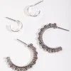 1994-antique-silver-textured-frill-hoop-earring-pack-1.webp Antique Silver Textured Frill Hoop Earring Pack