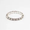 Antique Silver Tiny Flower Ring