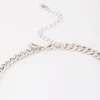Antique Silver Western Crescent Moon Necklace