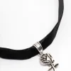 2012-antique-silver-wide-velvet-pendant-choker-1.webp Antique Silver Wide Velvet Pendant Choker