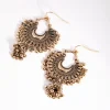 2016-antique-yellow-gold-toned-beaded-drop-jhumka-earrings-1.webp Antique Yellow Gold Toned Beaded Drop Jhumka Earrings