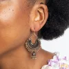 2016-antique-yellow-gold-toned-beaded-drop-jhumka-earrings-2.webp Antique Yellow Gold Toned Beaded Drop Jhumka Earrings