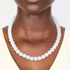 Baby Blue Acrylic Beaded Necklace