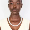 Baby Blue Acrylic Beaded Necklace