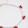 2033-beaded-cherry-pendant-stretch-bracelet-1.webp Beaded Cherry Pendant Stretch Bracelet