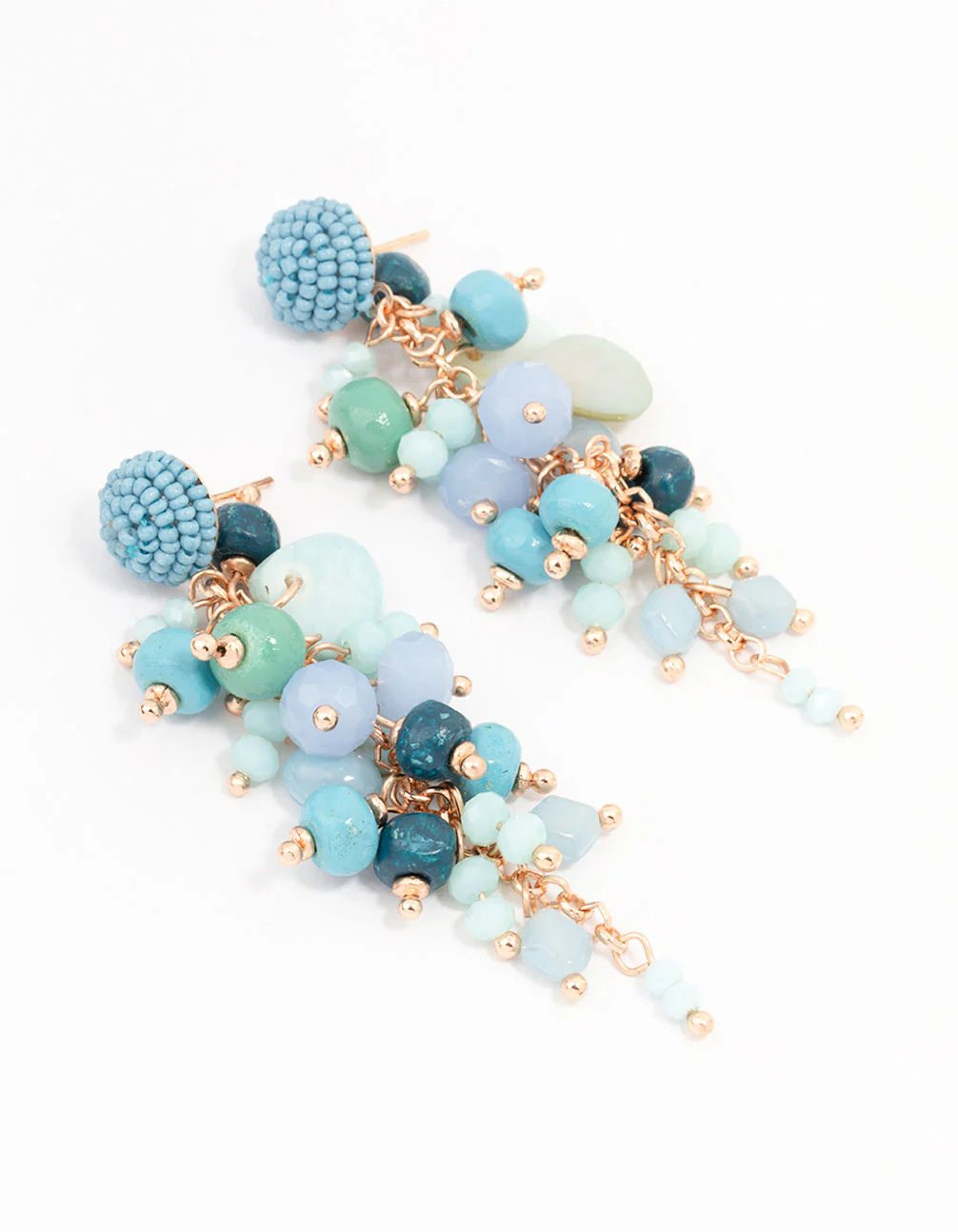 2042-beaded-graduating-cluster-drop-earrings-1.webp Beaded Graduating Cluster Drop Earrings