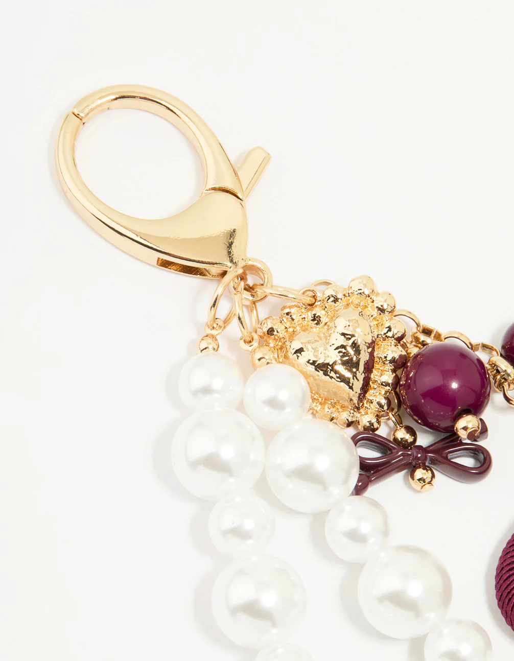 2043-beaded-heart-pearl-rope-key-chain-2.webp Beaded Heart Pearl Rope Key Chain