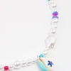 Beaded Pearl Hawaiian Shell Pendant Necklace