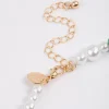 Beaded Pearl Hawaiian Shell Pendant Necklace