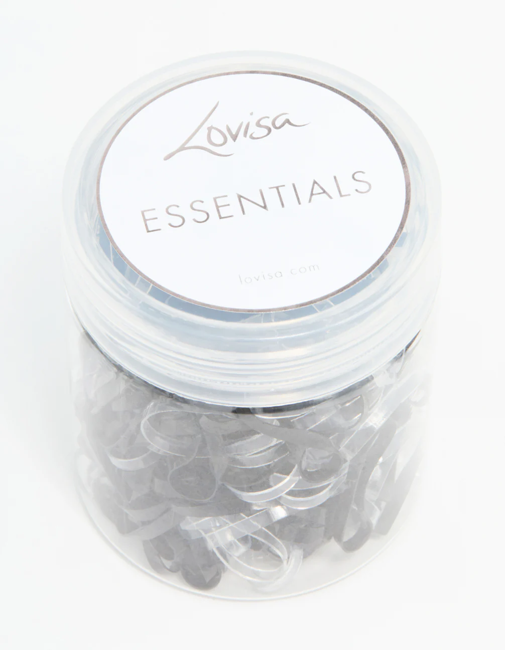 2056-black-clear-elastic-hair-ties-300-pack-2.webp Black & Clear Elastic Hair Ties 300-Pack