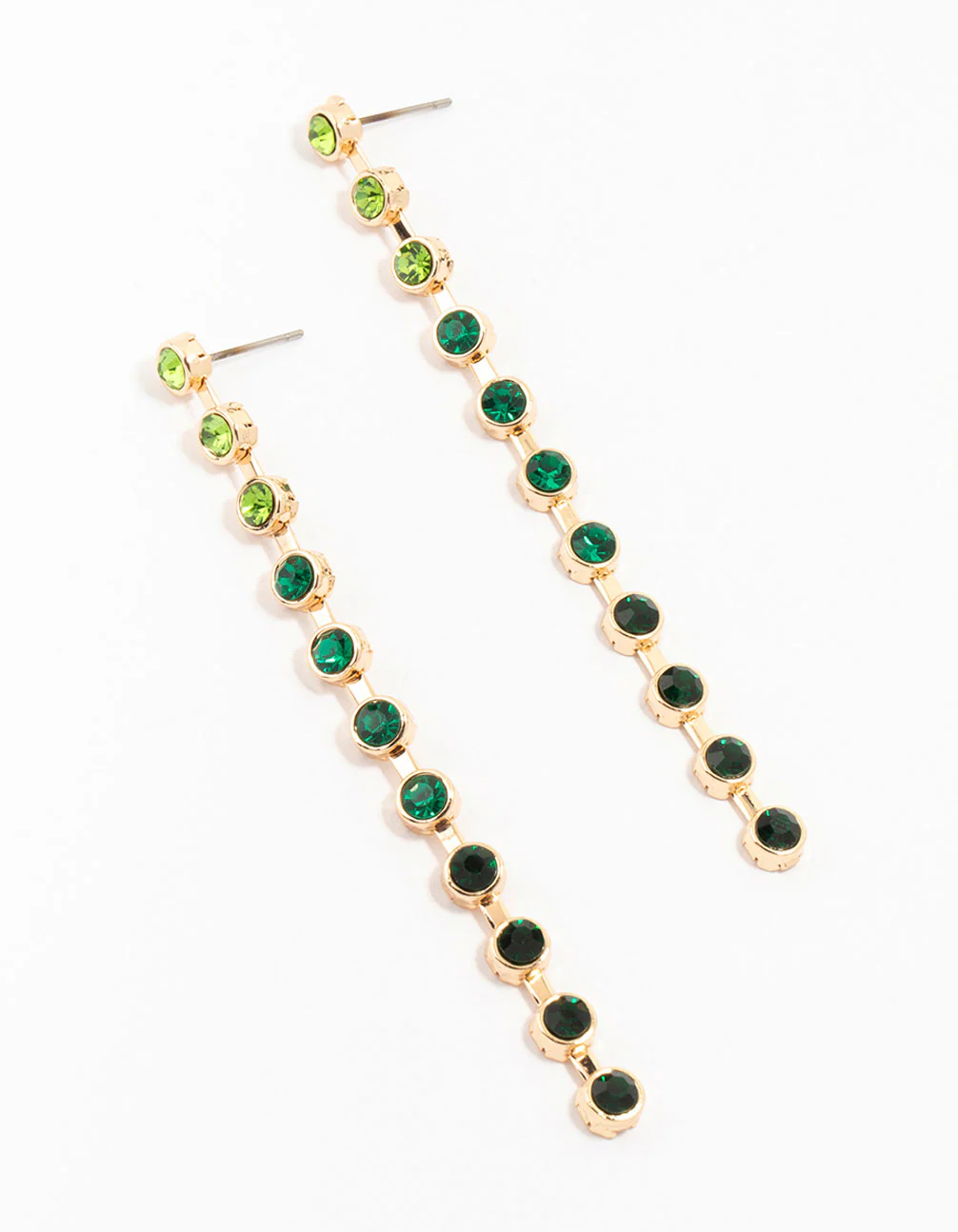 2058-black-gold-circular-diamante-cascade-drop-earrings-1.webp Black & Gold Circular Diamante Cascade Drop Earrings