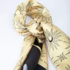 Black & Gold Fabric Celestial Sun Scarf